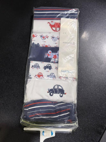 Juniors Brandnew Sleeveless Baby Bodysuits / Set of 7 / Size 0-3m